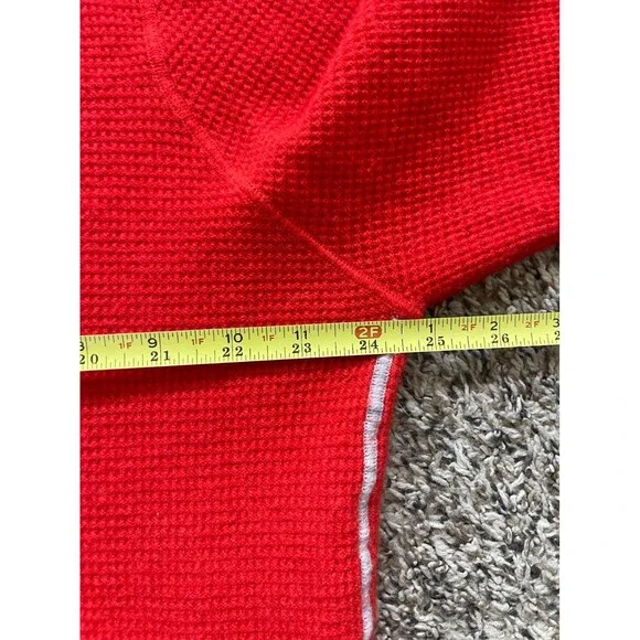 Tommy Bahama 1/4 Zip Pullover Mens XL 100% Cashmere Reddish- Orange - Picture 11 of 12